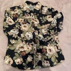 インゲボルグ　花柄 7部袖シャツ