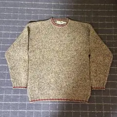 白タグ 80s 90s Eddie Bauer ウールニットセーター M