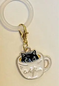 カップ黒猫 アンブレラマーカー 傘マーカー