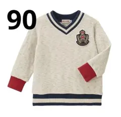 MIKI HOUSE Vネック トレーナー 90