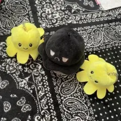 タコ リバーシブル 裏返し ぬいぐるみ 3点セット