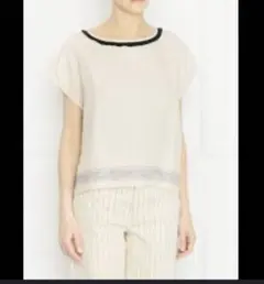 WEEKEND Max Mara フリンジ 襟カットソー 半袖 トップスのサムネイル