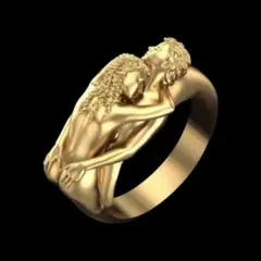 【RC38】リング　アクセサリー　メンズ　ゴールド　指輪　ファッション20号