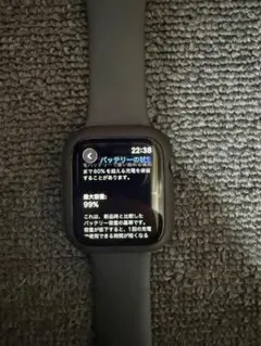 Apple Watch SE(Gen2)本体 ブラックバンド　ケース付き　99%