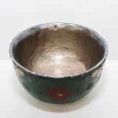 時代 七宝 盃 中国骨董 アンティーク　JA 70718 時代 七宝 盃 中国骨董 アンティーク JA 70718