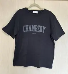 スローブイエナ CHAMBERYロゴT チャコールグレーのサムネイル