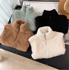 フリースノースリーブジャケット