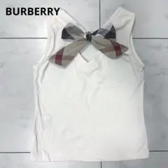 Burberry London ノバチェックノースリーブ フロントレースリボン