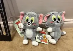 トムとジェリー　ぶらさがりマスコット　トム　2点セット