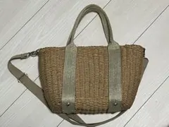 かごバッグ 内ポケット付き