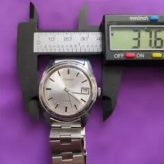 CITIZEN 手巻き時計 シルバー