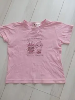 【アンパンマン】Tシャツ　女の子　ピンク　100㎝