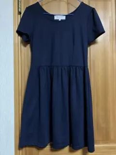 ROPE PICNIC ネイビー 半袖ミニワンピース サイズ38