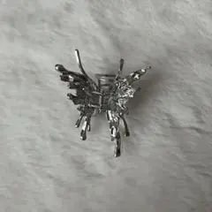 蝶　ヘアクリップ　未使用