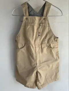 新品未使用　ベージュ ファミリア　オーバーオール 110