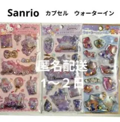 水入り　ウォーターinシール 日焼け　キラキラカプセルシール　サンリオ　正規品