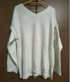 ✨️ジーユー✨️4wayニットトップス✨️ホワイト✨️ベスト✨️カーディガン✨️セーター✨️