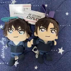 USJ　名探偵コナン　ぬいぐるみキーチェーン　松田陣平、萩原研二