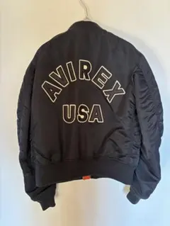 【早いもの勝ち　値下げ中】AVIREX MA-1 フライトジャケット ブラック