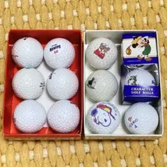 ゴルフボール 12個 ミッキー スヌーピー 他