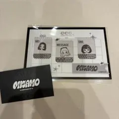 MISAMO 3rd ANNIVERSARY POPUP スタンプラリー台紙