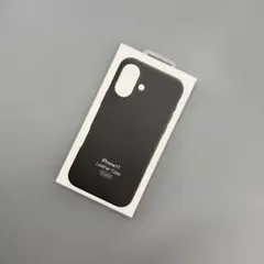 純正互換品　iPhone17用　レザーケース-　ブラック