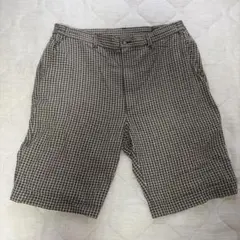HANG TEN チェック柄 ショートパンツ グレー サイズ34 - メルカリ
