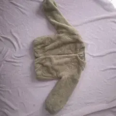 GU フリースジャケット 150ベージュ