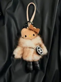 Hello Kitty 日焼けキティー　豹柄　キーホルダー　チャーム