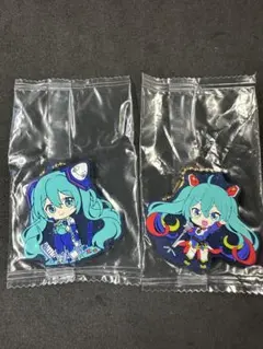 ガンダム×初音ミク スペシャルラバーマスコット2点セット