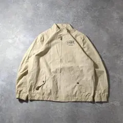 LANDS'ENDランズエンド企業刺繍ロゴスウィングトップハリントンジャケットL