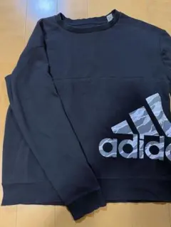 adidas 黒 トレーナー　160