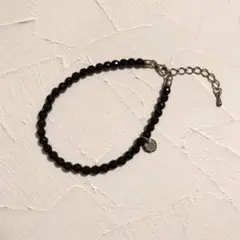 アクアシルバー　ブレスレット　オニキス