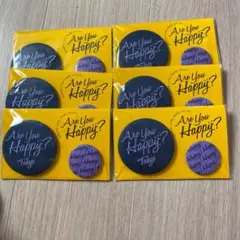 【送料込み】嵐 Are you Happy? 会場限定缶バッジ　紫　1個価格