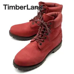 廃盤　希少カラー　Timberland 6インチ プレミアムブーツ 赤　防水のサムネイル