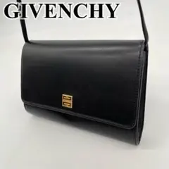 ジバンシー ショルダーバッグ ポシェット 斜めがけ 4Gロゴ ブラック レザーのサムネイル