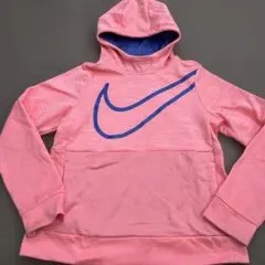 Nike DRI-FIT ピンク パーカー キッズLサイズ