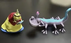モンスターズインク　フィギュア　ロズ　ランドール　2体セット