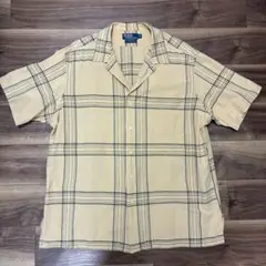 90s ラルフローレン CLAYTON XL 開襟 オープンカラー 半袖シャツ