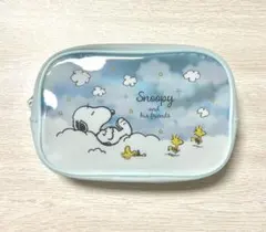 スヌーピー 一番くじ ポーチ ブルー