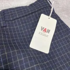 VAN Jacket ヴァンジャケット ウール100% チェック柄 スラックスLのサムネイル