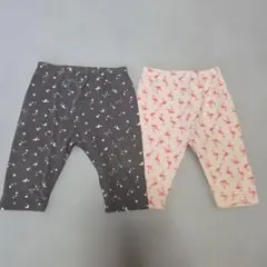 ELFINDOLL CLASSICユニクロ レギンス 80と90cm 2枚セット