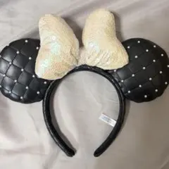 ディズニー　ミッキー　ミニー　カチューシャ　黒