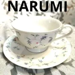 ナルミ 花柄 ティーカップとソーサーセット