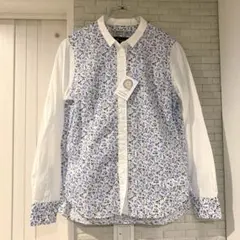 未使用タグつき　ショップチャンネル　getzner 長袖ブラウス　花柄　Lのサムネイル