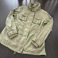 ミリタリージャケット モッズコート カーキ レディース