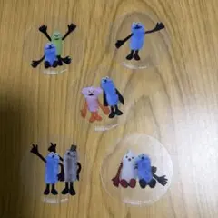 【全5種 コンプリートセット】パペットスンスン スシローコラボ　クリアピック