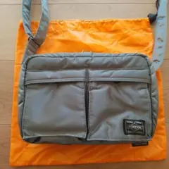 【美品】PORTER TANKER ショルダーバッグ シルバーグレー