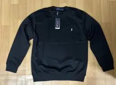 POLO RALPH LAURENブラック クルーネック トレーナー