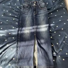 AZUL by MOUSSY スリット入りデニムスカート S